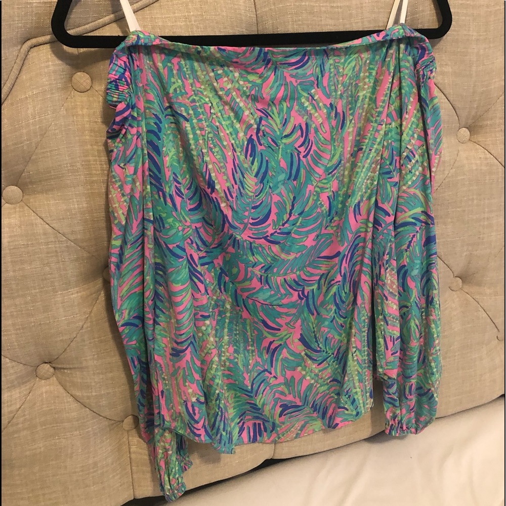 Lilly Pulitzer off shoulder top.